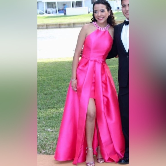 Pink prom dress - Picture 6 of 8